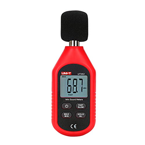 UNI-T UT353 Digital Sound Level Meter 30-130 dB with Hold Fast/Slow LCD Backlight