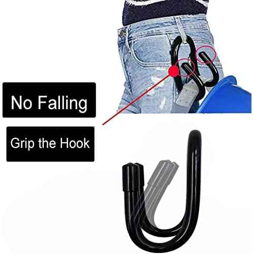 Pmsanzay Universal Over The Seat Hard Hat Rack,Hard Hat Holder Back Seat Hanger Headrest Hook - Strong & Flexible - Simple, Easy to Bend into The Needed Shape and Holds Hard hat and Vest with Ease.