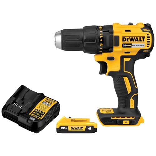 DEWALT 20V MAX Cordless Drill Driver Set with Battery and Charger