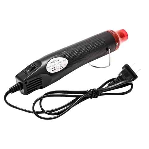 Heat Gun for Resin, 300W Dual Temp Mini Heat Gun (392¡ÆF), 8.66 inch Cord Electric Heat Gun for Bubble Removal, Vinyl Wrap, Candle Making, Epoxy Crafts