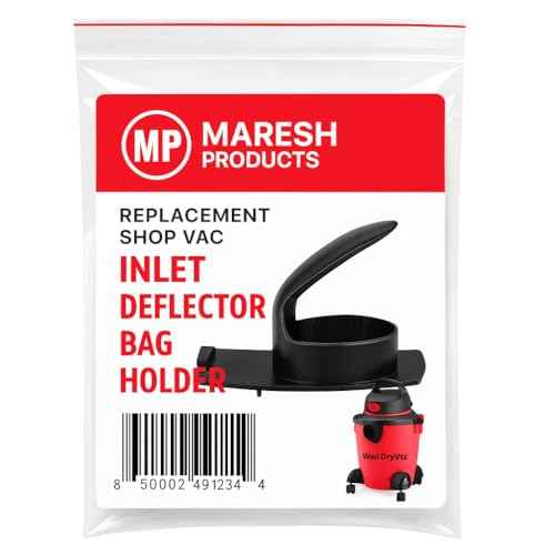 MP Maresh Products Heavy Duty Compatible Shop Vac Replacement Inlet Dirt Deflector and Bag Holder Support Part (Current Design)