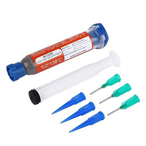 Wonderway Sn42/Bi58 T4 Lead Free Solder Paste No Clean, 138¡É Melting Point (30g)