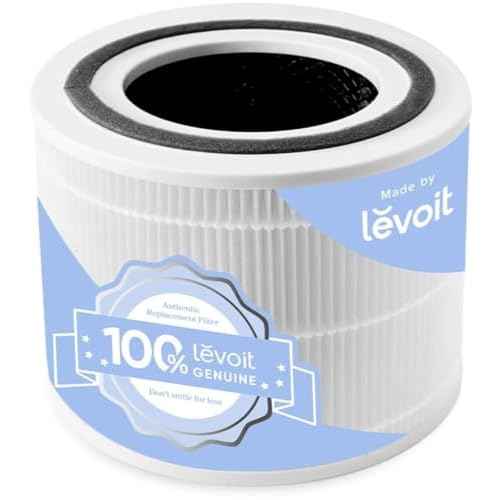 LEVOIT Genuine Core 300-P Replacement Filter, Core 300-RF Air Purifier Core300S Filters, Supports HEPA Sleep Mode, High-Efficiency Activated Carbon for Removal of Smoke, Odor, Allergens, Pollen,1 Pack
