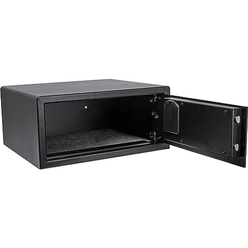 Barska Digital LED Keypad Hotel Safe with Motorized Locking Bots & Interior LED - 0.84 Cu Ft 15" Laptop