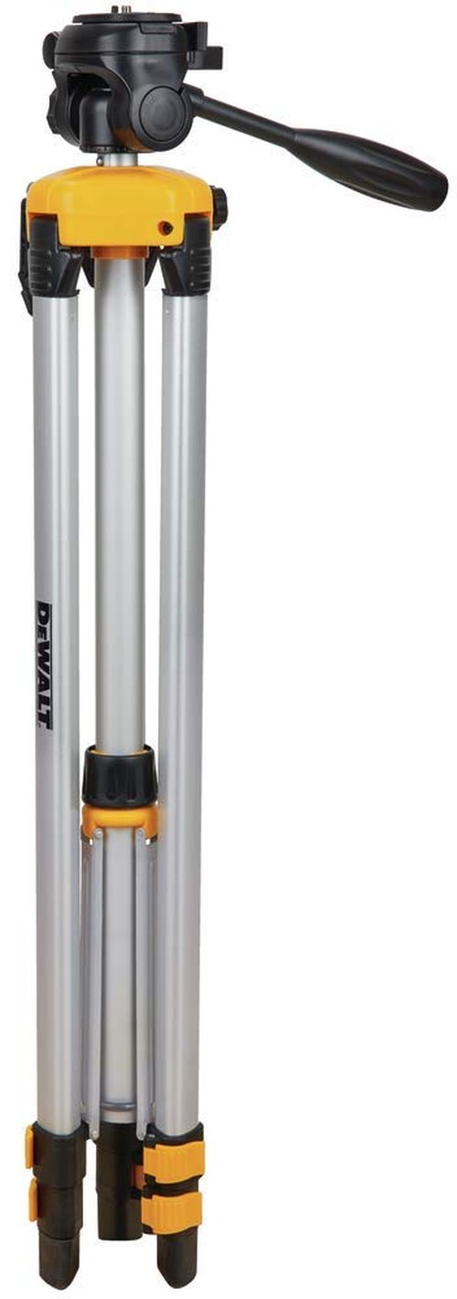 DEWALT Laser Level Tripod, ¼ x 20 Thread Mount, Collapsible Legs, Non-Skid Feet, Carrying Pouch Included (DW0881T)