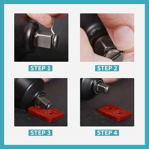 (10 Sets) 3/8" Impact Wrench Retaining Rings with O-Ring, Compatible with Electric/Pneumatic Cordless Wrench, Including Retainer Ring Anvil Install Tool