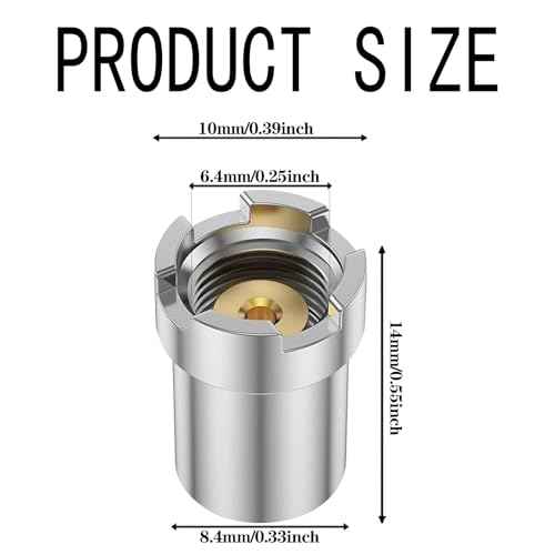 8Pcs 510 Thread Adapter, CBD Adapter, Thread Screw Converter, 510 Adapter Connector Suitable for Connecting Soldering Irons for Circuit Board Repair