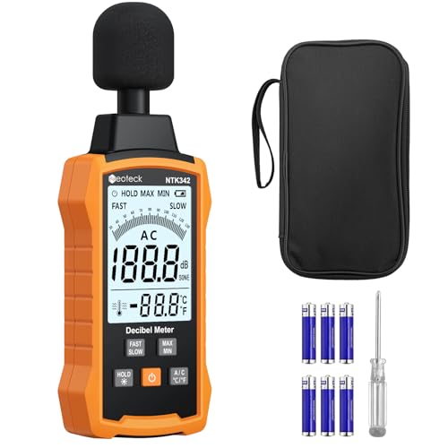 Neoteck 130 dB Digital Sound Level Meter with A/C Weighting
