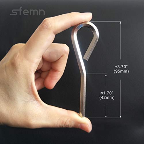 7/32¡± Hex Key Dogging Key Allen Key with Full Loop, Allen Wrench Door Key for Push Bar Panic Exit Devices, Crash Bar, Gym door, solid Metal ? 5 Packs