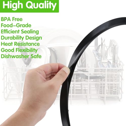 XHHKJGS Mirro 12/16/22 Qt Pressure Cooker Gasket Replacement - M-0512 M-0522 M-0312 M-0406 M-0416 M-0526 M-0622, 0.5 Quarts