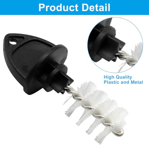 LifCratms Black Beer Tap Cleaning Brush 20 Pack - Fits Standard Faucets