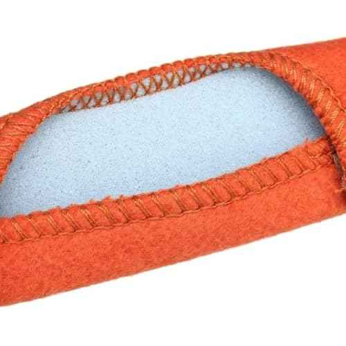 2Pcs Hard Hat Helmet FR Sweatsopad Air Cushioned 20-3200V Sweatband - Sweatband - Sweat Bands Washable (Orange)