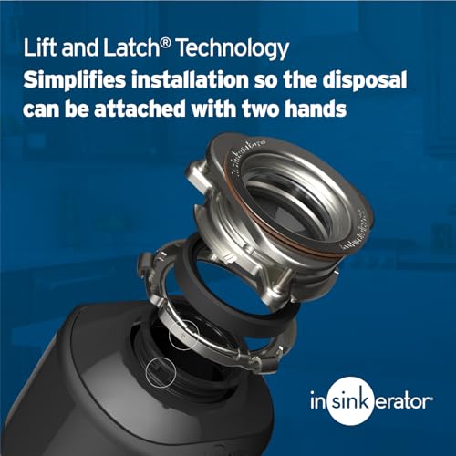 InSinkErator Badger 5 1/2 HP Garbage Disposal - Black, Continuous Feed