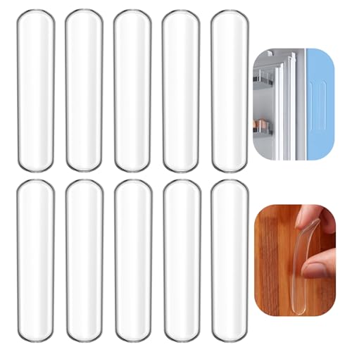 6.3cm x 1cm Wall Bumpers 10pcs Self-Adhesive Door & Furniture Protectors