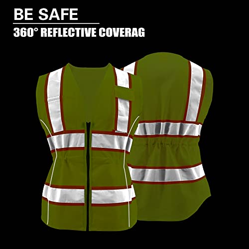 Safety Vest Reflective for Woemn High Visibility Construction Vest