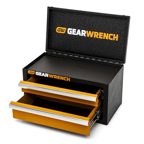 GEARWRENCH 11" 2-Drawer Mini Toolbox (GWBXMINIS) | Steel Tool Storage