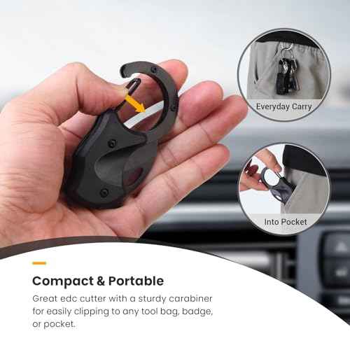 Small Pocket Knife Gift for Men, Keychain Box Cutter with 1.34inch Blade, Mini Folding Knives EDC Gadgets for Everyday Carry, Stocking Stuffers Gift for Adults Men Him