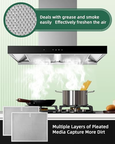 AMI PARTS 2-Pack 11.75 x 14.25 In. Aluminum Range Hood Filter (BPS1FA30) 30-In.