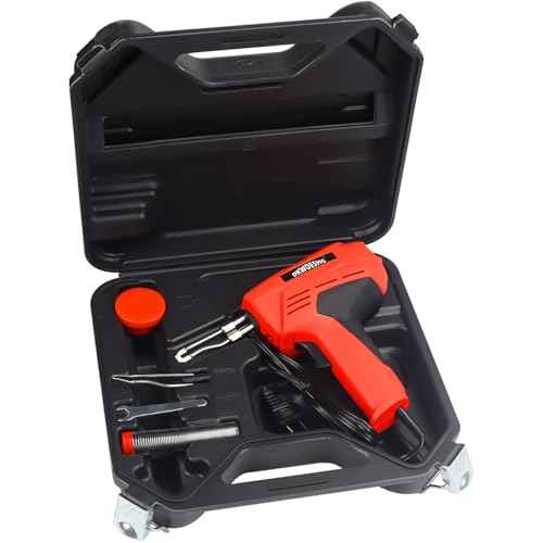 100W Soldering Gun Kit, Instant-Heat 120V AC with 700¡ÆF Max Temp, Trigger Activated with Work Light, Includes 2 Tips, Solder, Hex Wrench & Plastic Case