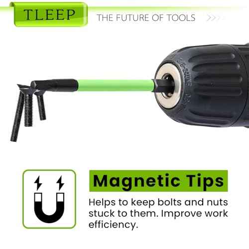 3.5" Long 1/4" Hex Head Allen Wrench Drill Bit Set, SAE 5/32" Impact Driver Bit Set with Magnetic Tips, S2 Steel, Hex Keys with Storage Case