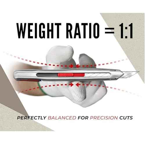 VViViD Best Damn Knife Quick Lock, Heavy Duty Precise Utility Blade, Quickest Safety Lock, 11, 9mm Blades