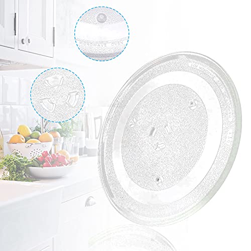 APPLIANCEMATES 11.25" Microwave Glass Turntable Plate for GE & Samsung ME16K3000AS ME17R7021ES WB49X10097