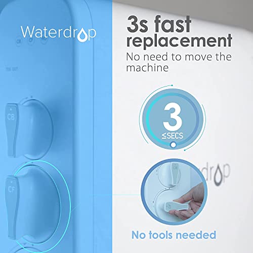 Waterdrop G3-N1CF Filter Replacement for G3-W, G3P600 & G3P800 RO Systems
