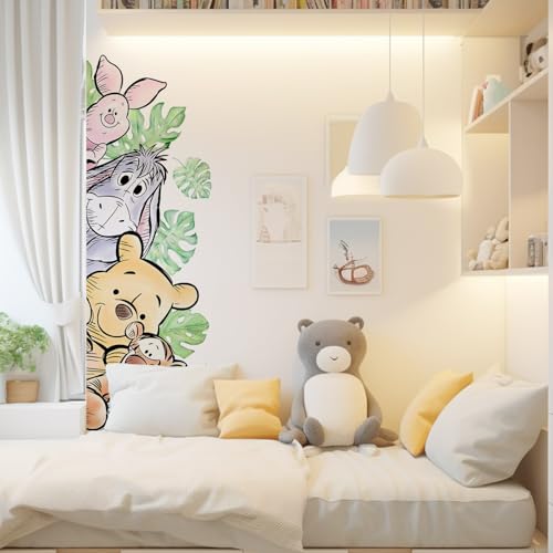 Xendelow Yellow Winnie Wall Stickers for Kids Nursery & Playroom Decor