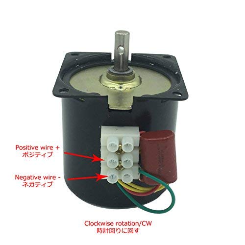 BRINGSMART 60KTYZ 110V 5rpm AC Synchronous Gear Motor Low Noise High Torque