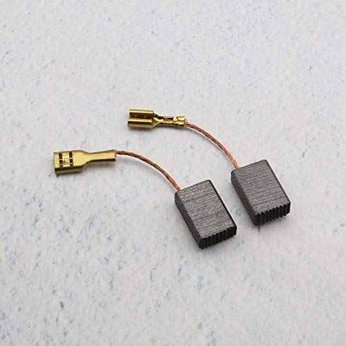 Create idea 2 Pairs Carbon Brushes 15x10x5mm Compatible with Milwaukee Drill SB2E85 DME1300 Grinder AG1200 AG1200-125 Hammer BH2600R BH2600RX2 Polisher Wall Chaser MFE1305 MFE1500/0, 1200W