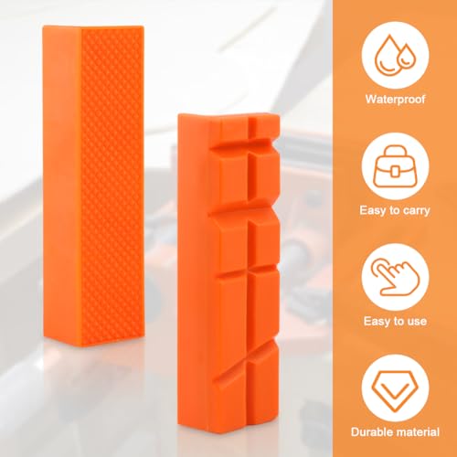 4" Vise Jaw Pads, Magnetic Soft Jaws Protective Covers for Bench Vise, Multi-Groove and Textured Inserts for Clamping Woodworking Metal Plastics, 2 Pair