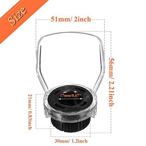 4 pcs Rotary Tool Shield Attachment, Safety Protective Cover Transparent Cover Shield Kit Accessories Wood Metal Cutting Sanding Polishing for Rotary Grinder