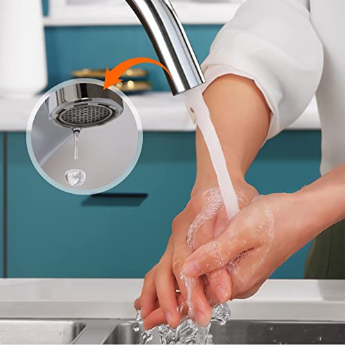 WeeVeni M18.5 Faucet Aerator Replacement Pack 6pcs for Kitchen & Bathroom Sink Flow Restrictor with Key Tool