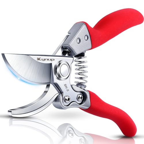 Kynup Modern Heavy Duty Pruning Shears with SK5 Steel - Left & Right Hand Friendly