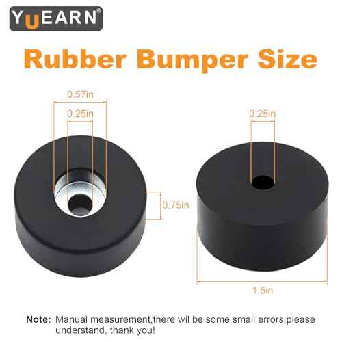 10PCS 192310GS Air Compressor Rubber Feet, Anti Vibration Isolator Mount for Coleman Powermate, Sanborn 094-0026, E106661, Generators & Pressure Washers