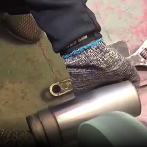 ?????????????? 6'' x 1" Nylon Fiber Buffing Wheel, 5/8 Inch Arbor Hole Aluminum Buffing Wheels 180 Grit Abrasive Polishing Discs for Bench Grinder, Drill (9 P)