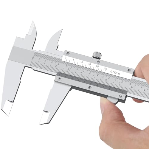 HDLNKAK 6 inch/150mm Vernier Caliper Measuring Tool, 6" Non Digital