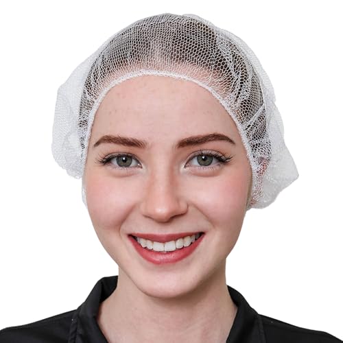 Disposable Honeycomb Nylon Hair Nets | Breathable | 1,000 Count [BLACK | BLUE | BROWN | WHITE |18¡±|21¡±|24¡±|28¡±]