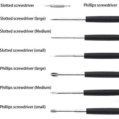 8 in 1 Multi Portable Screwdriver Tools Set with 6 LED Torch