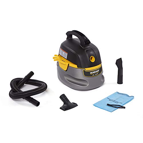Workshop 2.5-Gallon Wet/Dry Shop Vacuum Cleaner with 1.75 Peak HP - Portable & Compact, Model WS0255VA - Variation: Vacuum Cleaner