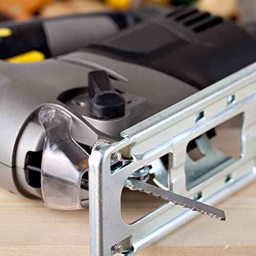 20 Piece Jigsaw Blades Set Assortment of Professional T-Handle Jig Saw Blade Kits Multi-Purpose Jig Saw Blades Replacement Set for Wood Pruning, Plastic, and Metal Cutting