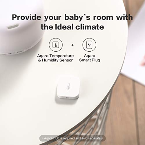 Aqara Zigbee Temperature and Humidity Sensor - Accurate Home Environment Monitoring