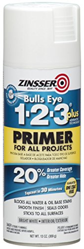 Zinsser Bulls Eye 1-2-3 Plus Spray Primer 13oz White Interior/Exterior