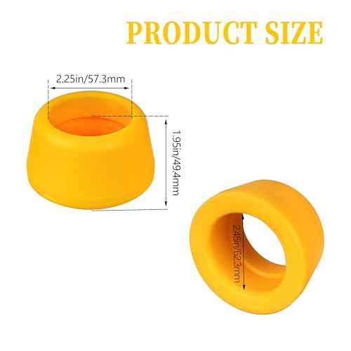 2-1/2" Planer Vacuum Hose Adapter Replacement for DeWalt DW735 DW735X Planer, Fits for Dewalt 13 inch Planer stand Parts (Yellow 1)