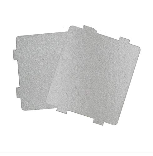 2 Pcs Microwave Waveguide Cover Mica Slice 4x4.27 inches for Frigidaire 5304464061 - Heat Insulation