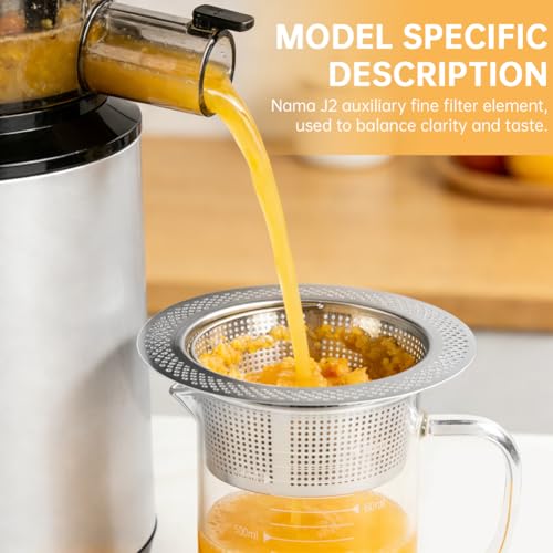 KZTRQAML Juicer Strainer for Nama J2 Cold Press Juicer – Fine Mesh Pulp Filter