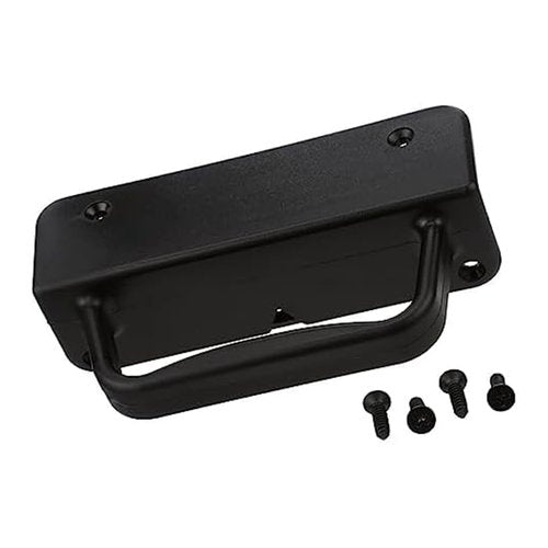 ADVANTAGE INDUSTRIES Nylon Gate Handle | Best Grip/Extra Knuckle Room | Left & Right Reversible | Sturdy Design w/Easy Alignment | Heavy Duty Outdoor Gate Pull | Aluminum & Vinyl/PVC 1Pack - Black