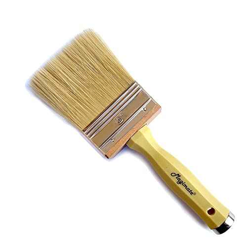 3 Inch Block Stain Brush, Thick Paint Brush, Fence Deck Stain Applicator, Soft Bristle Brush for Emulsion, Dusting, Household Utility Staining Brushes by Magimate