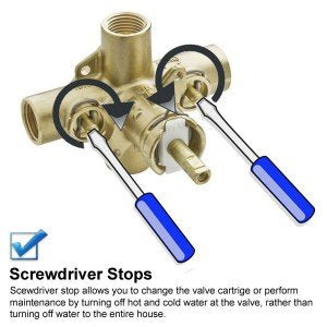 Moen PosiTemp Rough-In Pressure Balancing Shower Valve 0.5 Model