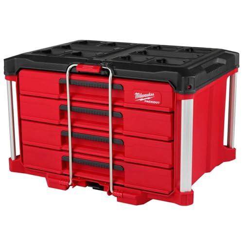 Milwaukee PACKOUT 4-Drawer Tool Organizer Box 48-22-8444